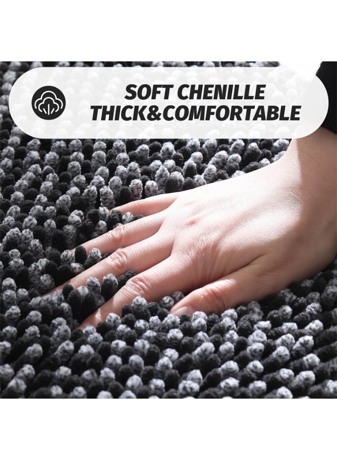 EBREEZZ Premium Ultra-Absorbent Chenille Bath Mat with Non-Slip Base - Image 5